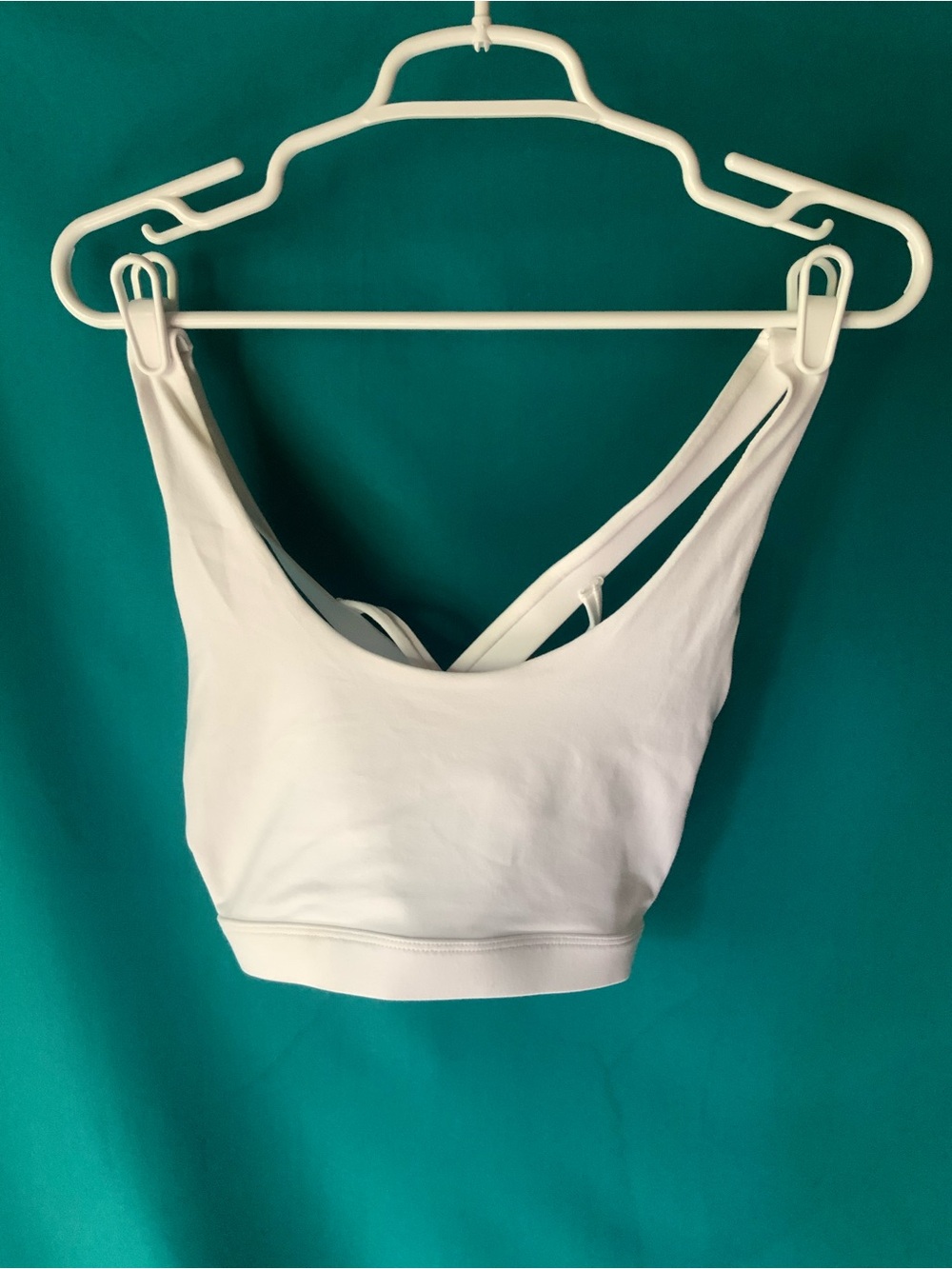 Running Girl, SPORTS STYLE CROP TOP BRA, CRISSCROSS STRAPS, Nylon & Spandex
